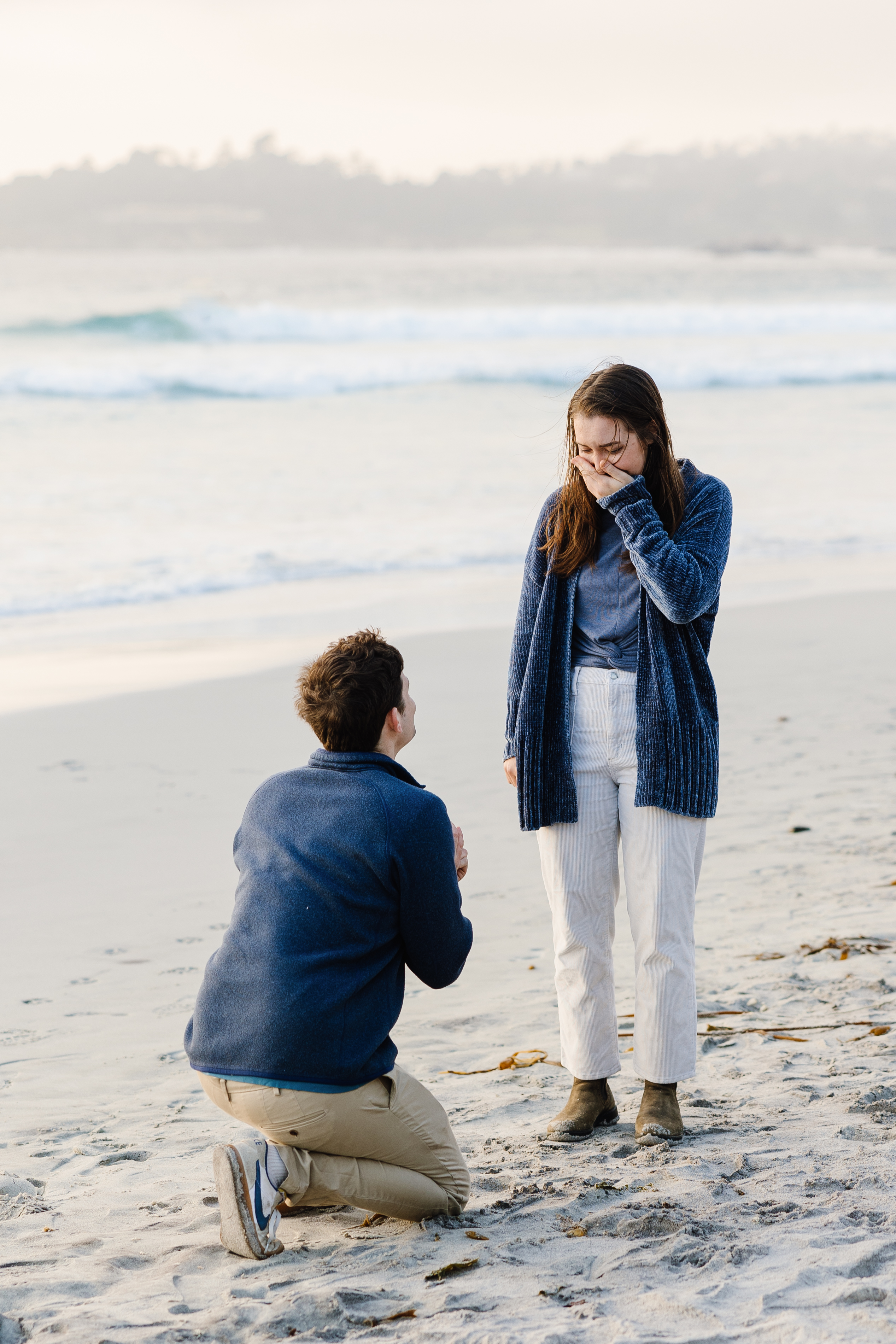 Jenna reacting to the proposal